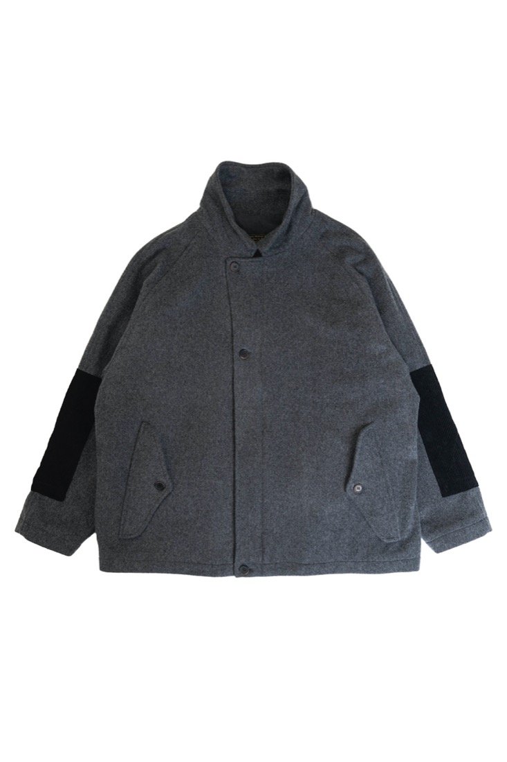 Wool Arm Patch Short Coat(JP fabric)